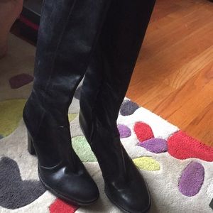 Ralph Lauren Black leather boots